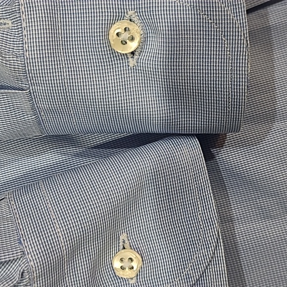 Massimo Dutti men's size small blue shirt - Picture 4 of 6